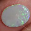 1.38 Cts Australian Lightning Ridge Semi Black Crystal Solid Opal Cabochon Loose Stone