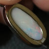 1.38 G Australian Lightning Ridge Solid Semi-Black Opal Pendant Silver L 24.5 Mm Jewellery