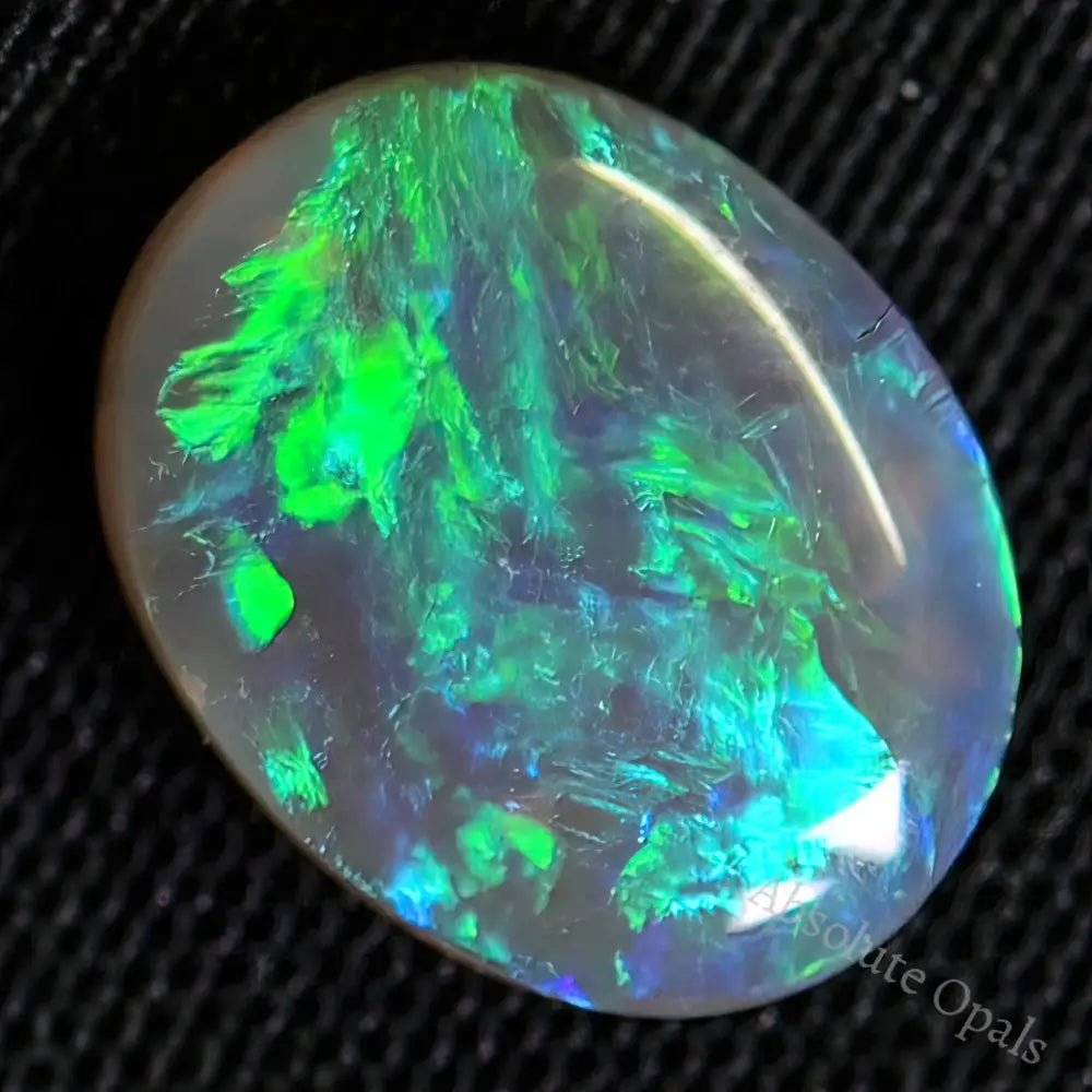 Australian Semi Black Opal Solid Lightning Ridge