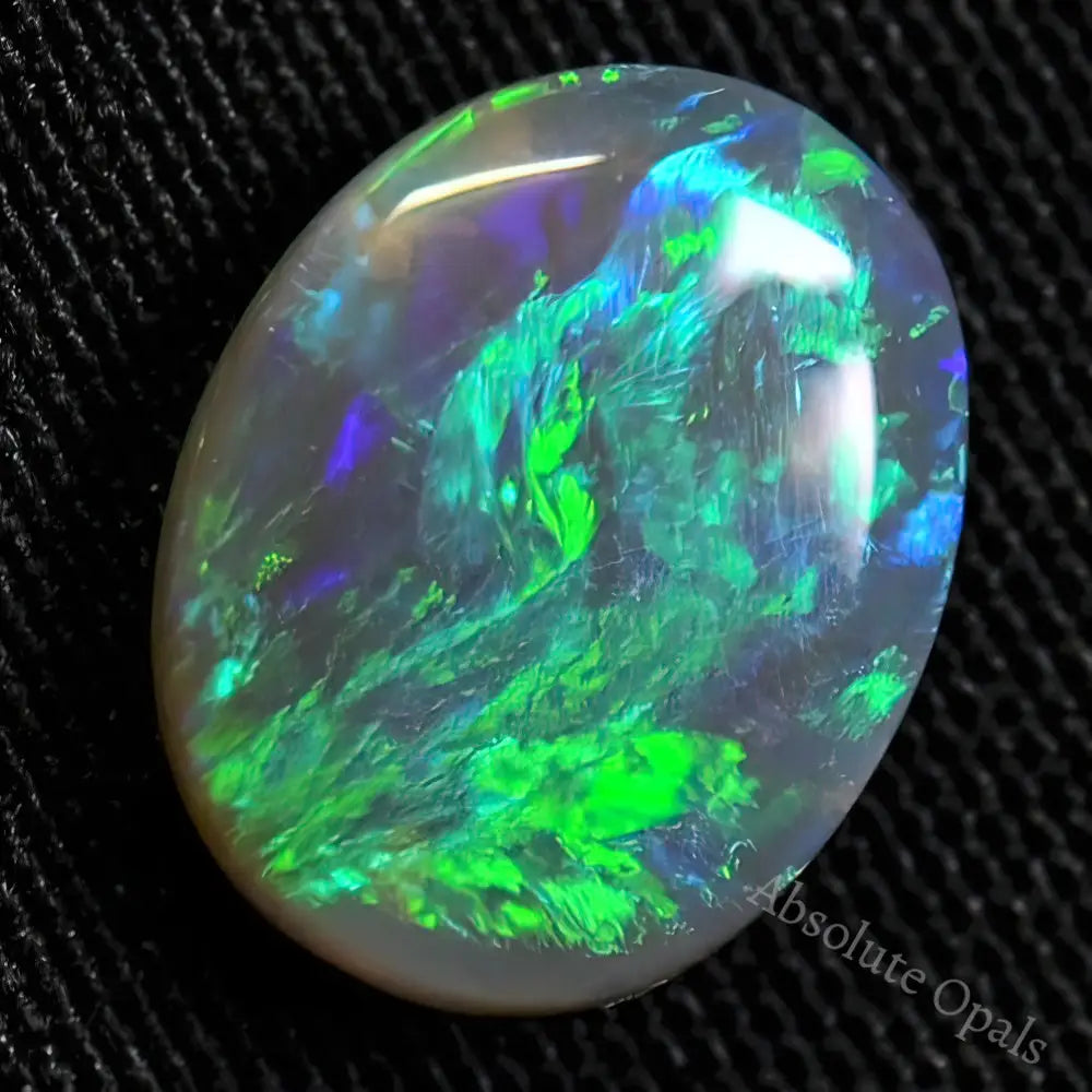 Australian Semi Black Opal Solid Lightning Ridge