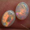 1.4 Cts Opal Cabochon Pairs Australian Solid Stone South Australia Light