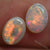 Opal Cabochon Pairs, Australian Solid Stone South Australia