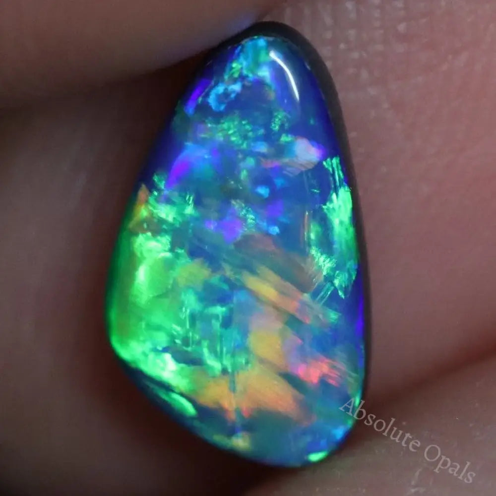 1.40 Cts Australian Opal Doublet Stone Cabochon