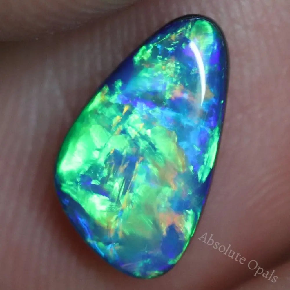 1.40 Cts Australian Opal Doublet Stone Cabochon