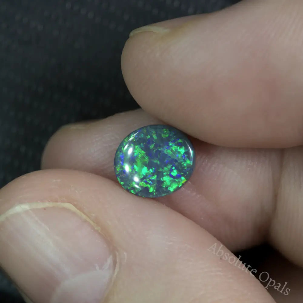 Solid Black Opal Stone