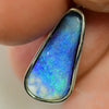 1.41 G Australian Boulder Opal With Silver Pendant: L 23.1 Mm Jewellery