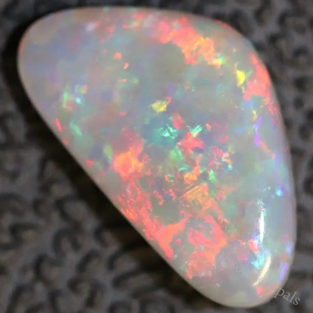 1.43 Cts Australian Semi Black Opal Solid Lightning Ridge Cabochon Loose Stone