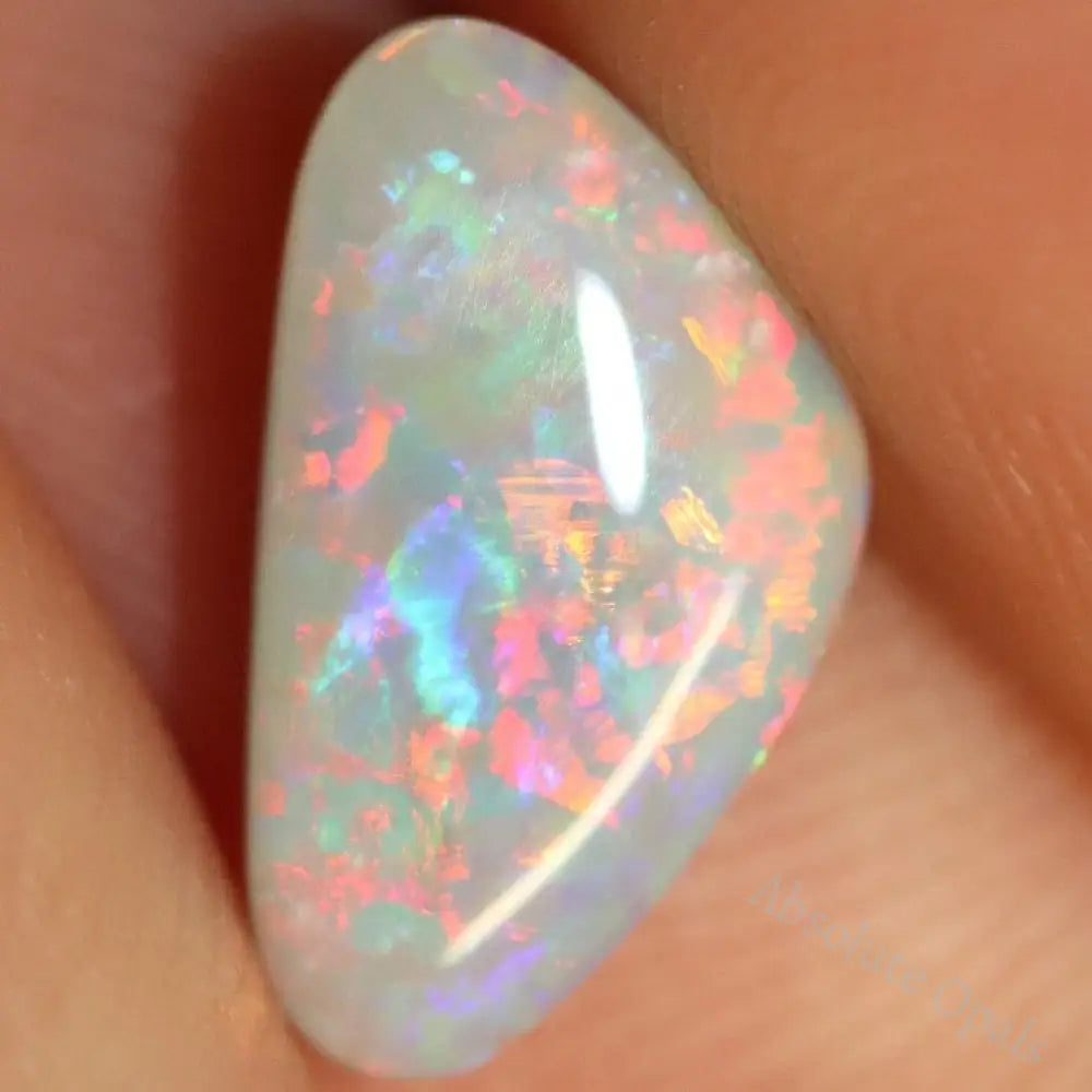 1.43 Cts Australian Semi Black Opal Solid Lightning Ridge Cabochon Loose Stone