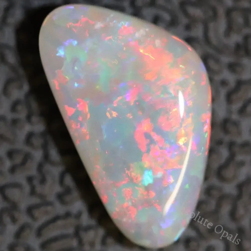 1.43 Cts Australian Semi Black Opal Solid Lightning Ridge Cabochon Loose Stone