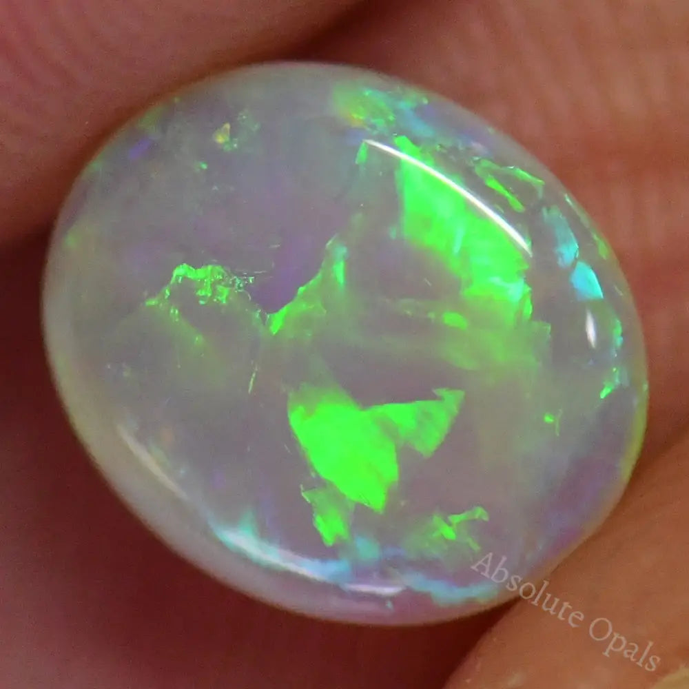 1.43 Cts Australian Solid Opal Cut Stone Lightning Ridge Light