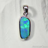 Australian Doublet Opal with Silver Pendant