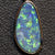 Australian Boulder Doublet Opal Silver Pendant