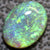 1.46 Cts Semi Black Crystal Opal Solid Lightning Ridge Cabochon Loose Stone