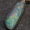 1.46 G Australian Doublet Opal With Silver Pendant: L 27.3 Mm Jewellery