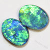 Australian Opal, Doublet Stone, Cabochon, Green Blue