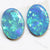 1.5 Cts Australian Opal Doublet Stone Cabochon 2Pcs 7X5