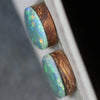 1.5 Cts Australian Opal Doublet Stone Cabochon 2Pcs 7X5