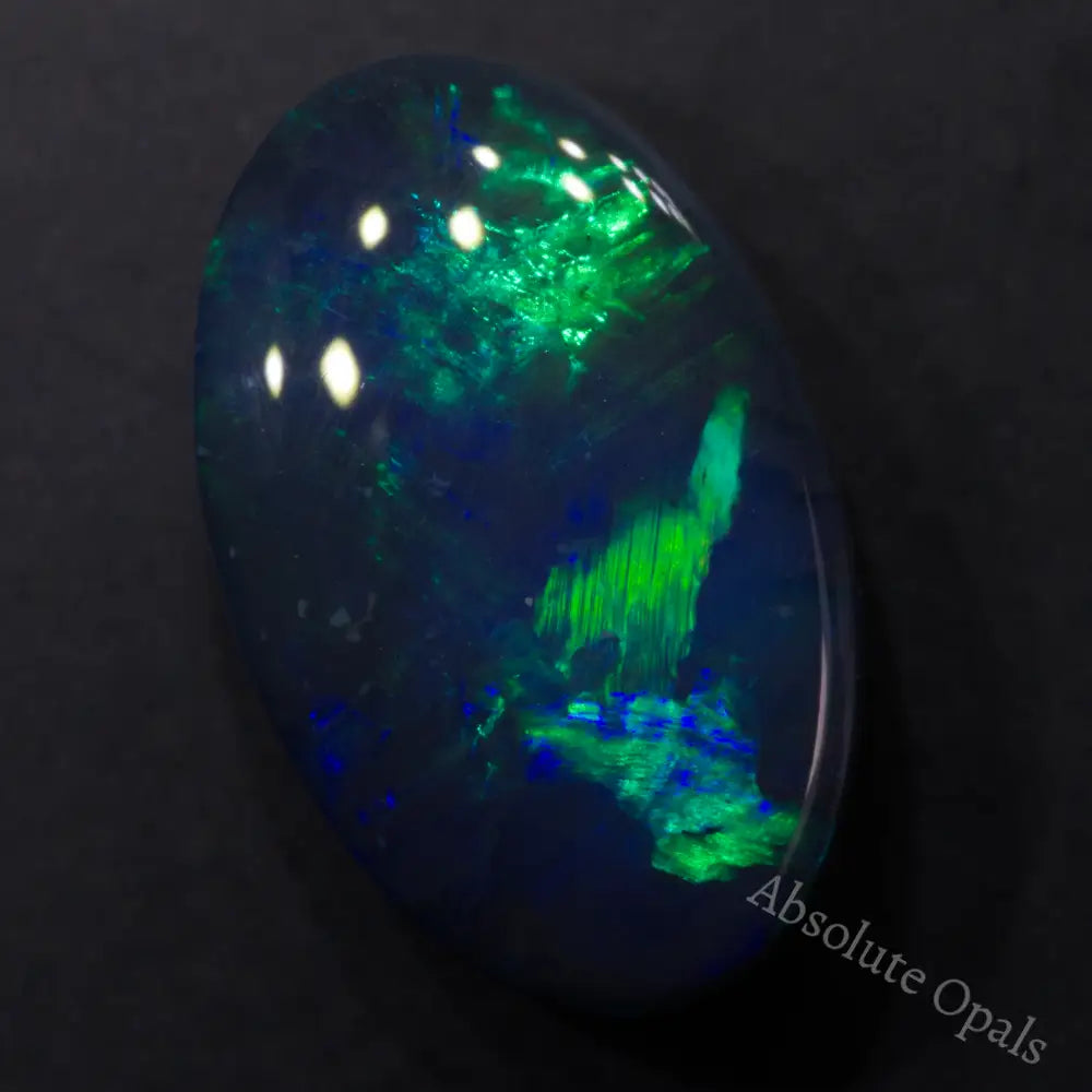 Black Opal Lightning Ridge Solid Stone