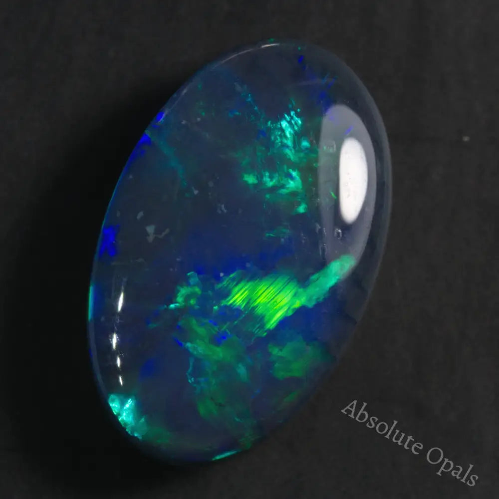 Solid Australian Black Opal