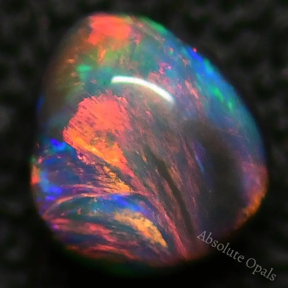 Black Opal Lightning Ridge Stone Solid Cabochon