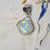 Australian Lightning Ridge, Solid Opal Pendant, Silver