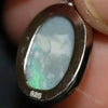 1.52 G Australian Lightning Ridge Solid Opal Pendant Silver L 21.9 Mm Jewellery