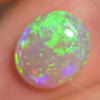 1.53 Cts Australian Semi Black Crystal Solid Opal Lightning Ridge