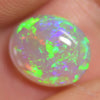 1.53 Cts Australian Semi Black Crystal Solid Opal Lightning Ridge