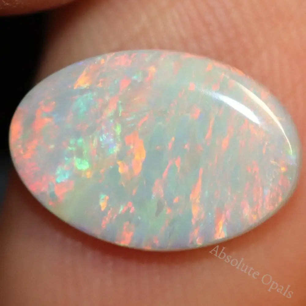 1.53 Cts Australian Semi Black Opal Solid Lightning Ridge Cabochon Loose Stone