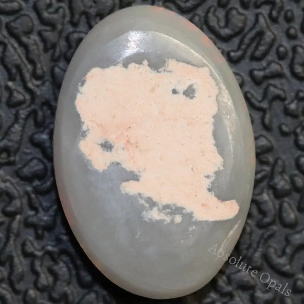 1.53 Cts Australian Semi Black Opal Solid Lightning Ridge Cabochon Loose Stone