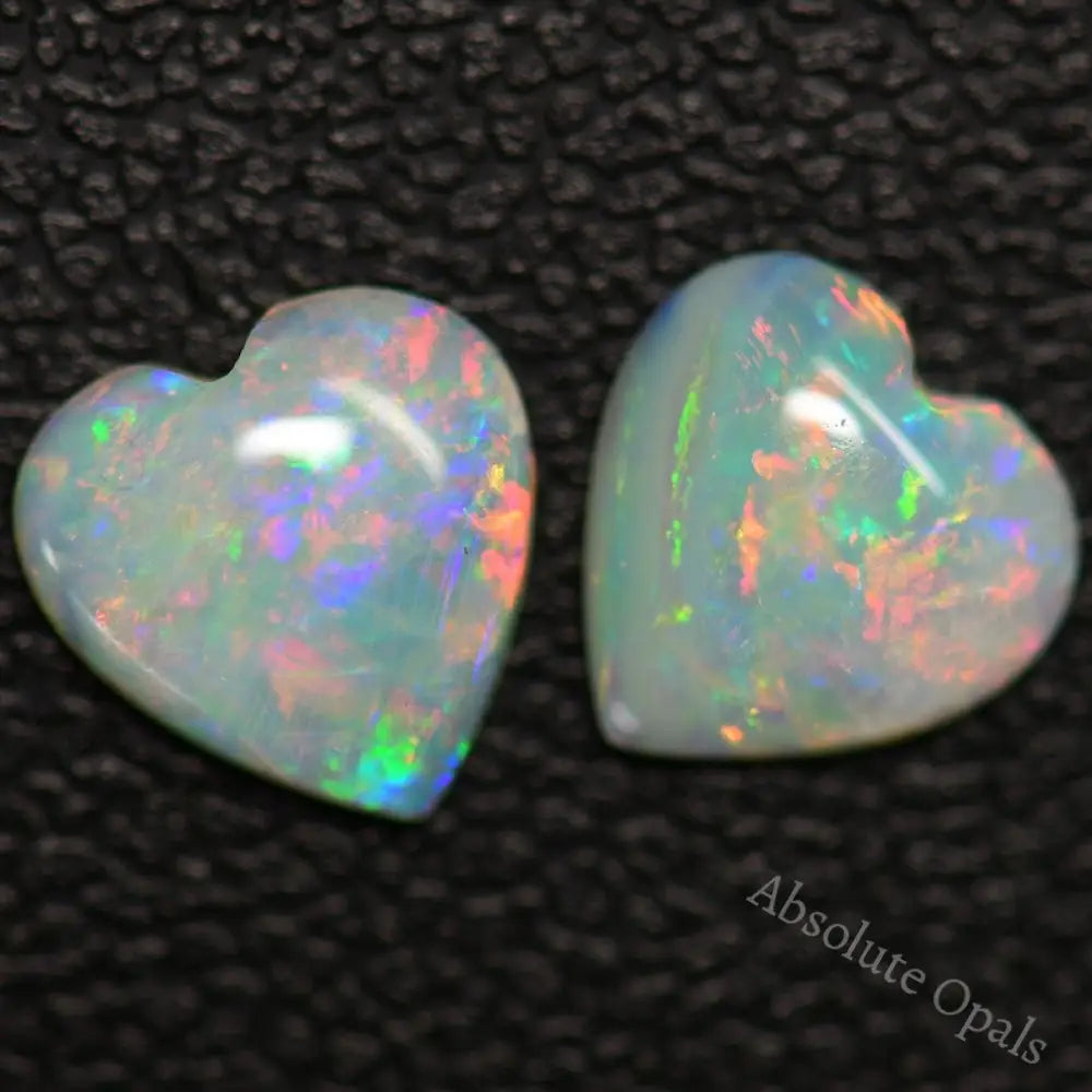 1.57 Cts Opal Cabochon Pairs Australian Solid Stone South Australia Light