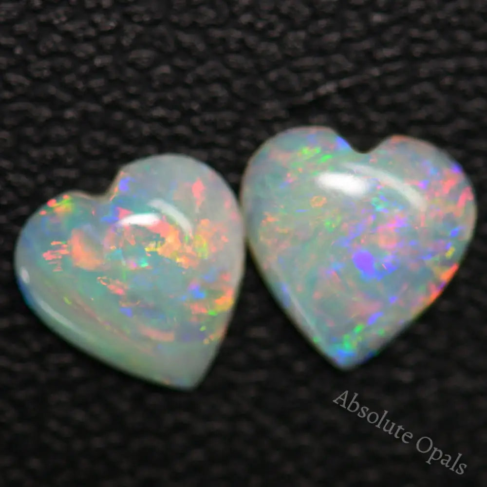 1.57 Cts Opal Cabochon Pairs Australian Solid Stone South Australia Light