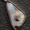 1.58 G Australian Boulder Opal With Silver Pendant: L 24.0 Mm Jewellery