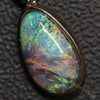 1.59 G Australian Lightning Ridge Solid Opal Pendant Silver L 23.3 Mm Jewellery