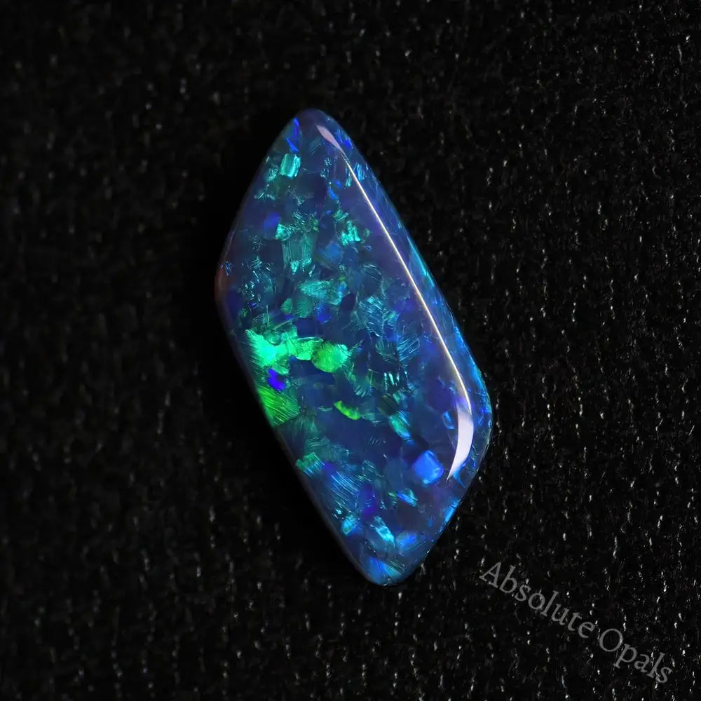 Australian Black Opal Solid Lightning Ridge