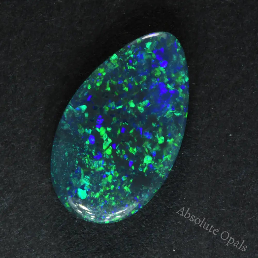 1.60 cts Black Opal Lightning Ridge Solid Stone