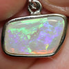 1.60 G Australian Lightning Ridge Solid Opal Pendant Silver L 18.6 Mm Jewellery
