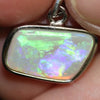 Australian Lightning Ridge, Solid Opal Pendant, Silver