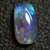 1.61 Cts Australian Semi Black Crystal Solid Opal Lightning Ridge