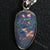 1.62 G Australian Doublet Opal With Silver Pendant: L 24.4 Mm Jewellery