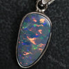 1.62 G Australian Doublet Opal With Silver Pendant: L 24.4 Mm Jewellery