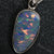 1.62 G Australian Doublet Opal With Silver Pendant: L 24.4 Mm Jewellery