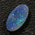 1.63 Cts Australian Black Opal Solid Lightning Ridge Crystal