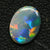 1.63 Cts Australian Lightning Ridge Semi Black Solid Opal