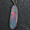 1.63 G Australian Doublet Opal With Silver Pendant: L 30.8 Mm Jewellery