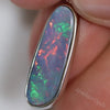 1.63 G Australian Doublet Opal With Silver Pendant: L 30.8 Mm Jewellery