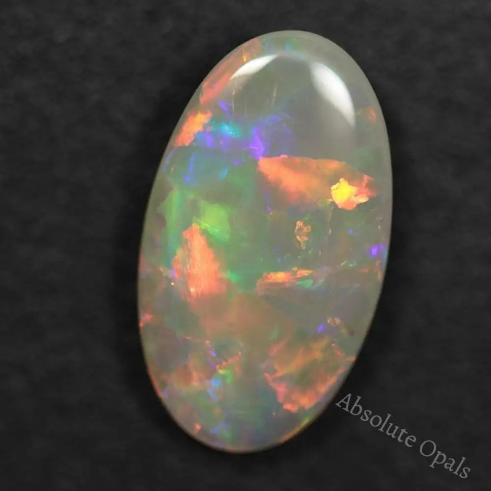 1.65 Cts Australian Solid Semi Black Opal Lightning Ridge