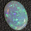 1.67 Cts Australian Semi Black Crystal Opal Solid Lightning Ridge Cabochon Loose Stone