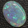 1.67 Cts Australian Semi Black Crystal Opal Solid Lightning Ridge Cabochon Loose Stone