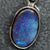 1.67 G Australian Boulder Opal With Silver Pendant: L 21.0 Mm Jewellery